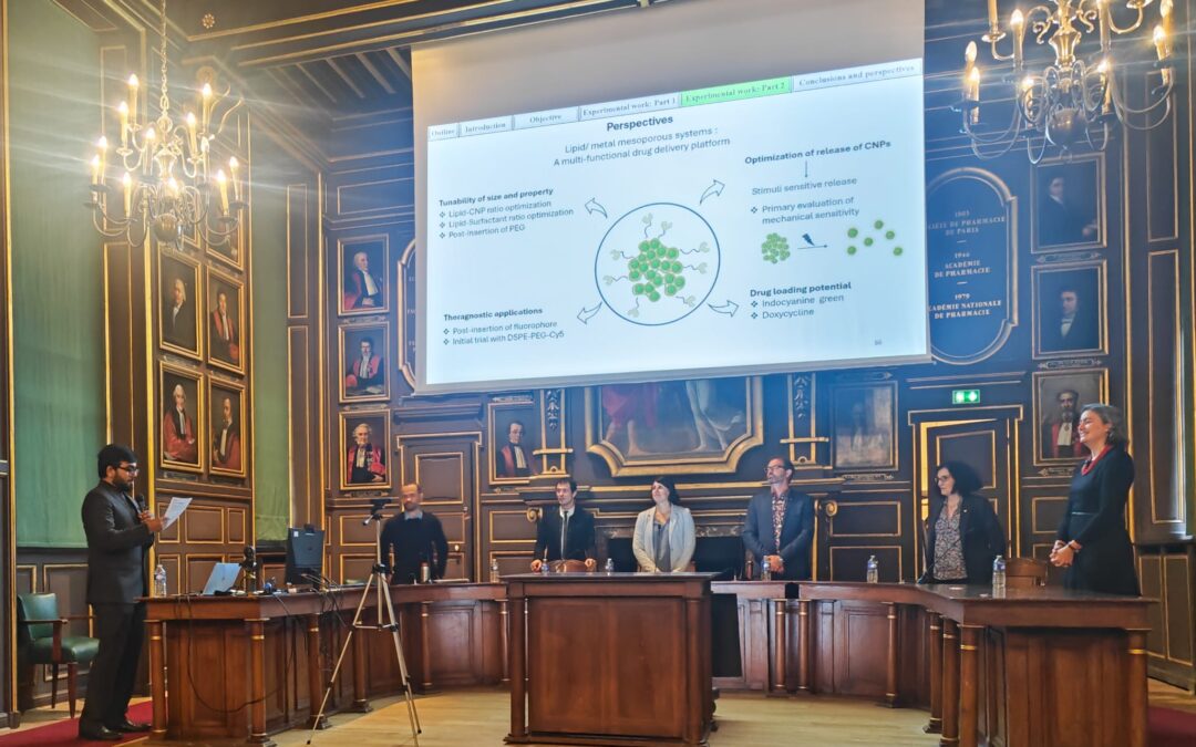 Thesis defense at UTCBS: Nasir Arafath “Functionalization and Evaluation of Antioxidant Cerium Oxide Nanoparticles for Stroke Treatment.